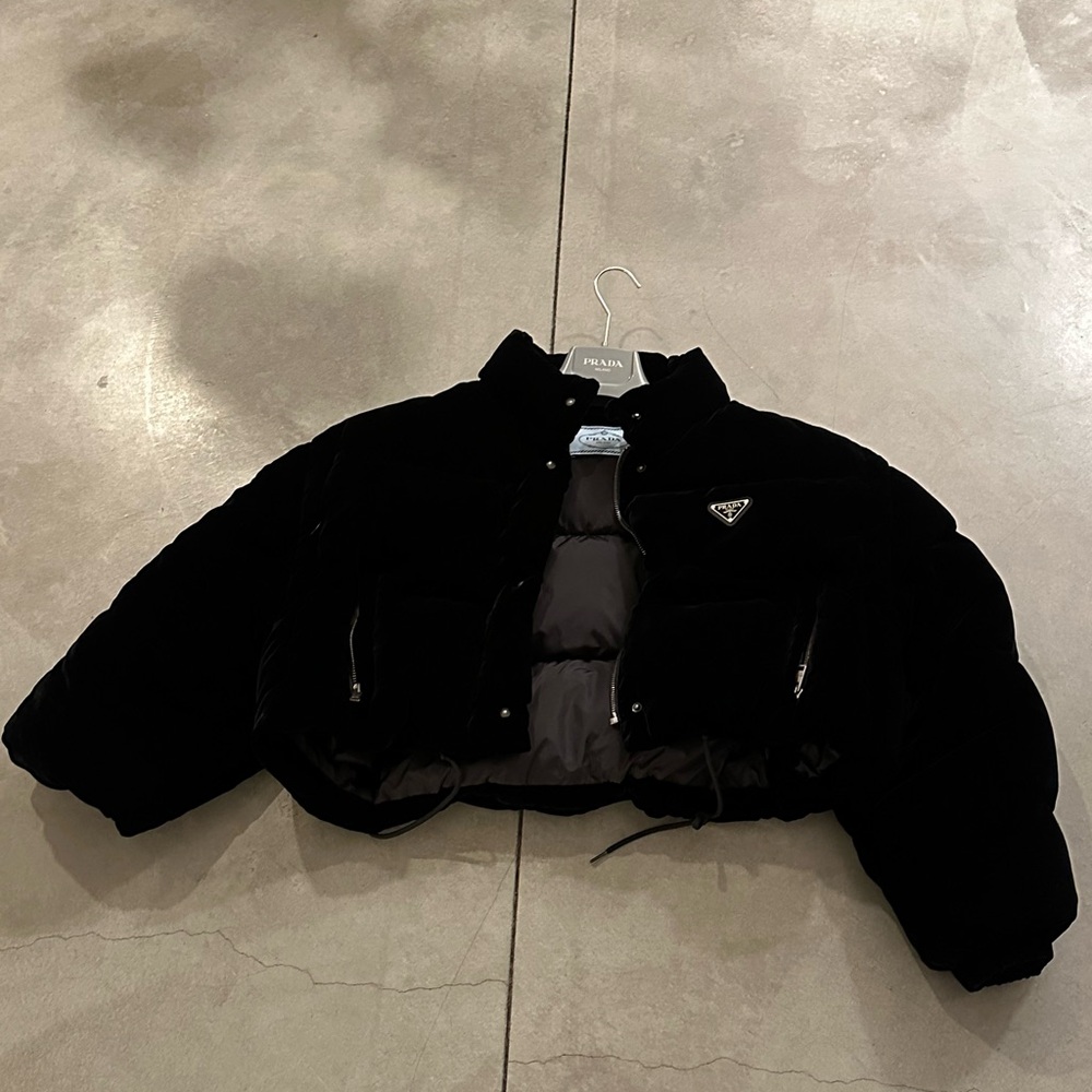 Prada Black Puffer Jacket